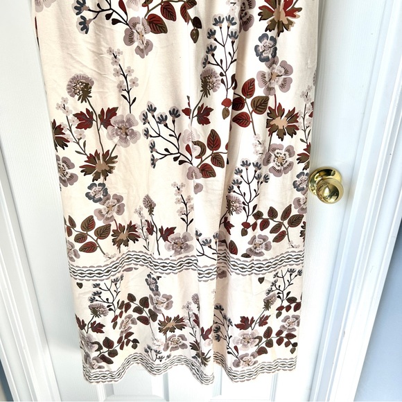 Spartina 449 Gabrielle Midi Dress Floral Vine XL - Picture 6 of 7